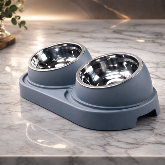 Premium Pet Co™ - The Signature Dual Bowl Set